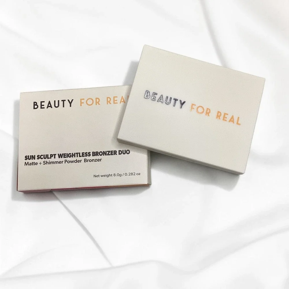 Beauty For Real Sun Sculpt Weightless Bronzer Duo Here Comes The Sun 8g